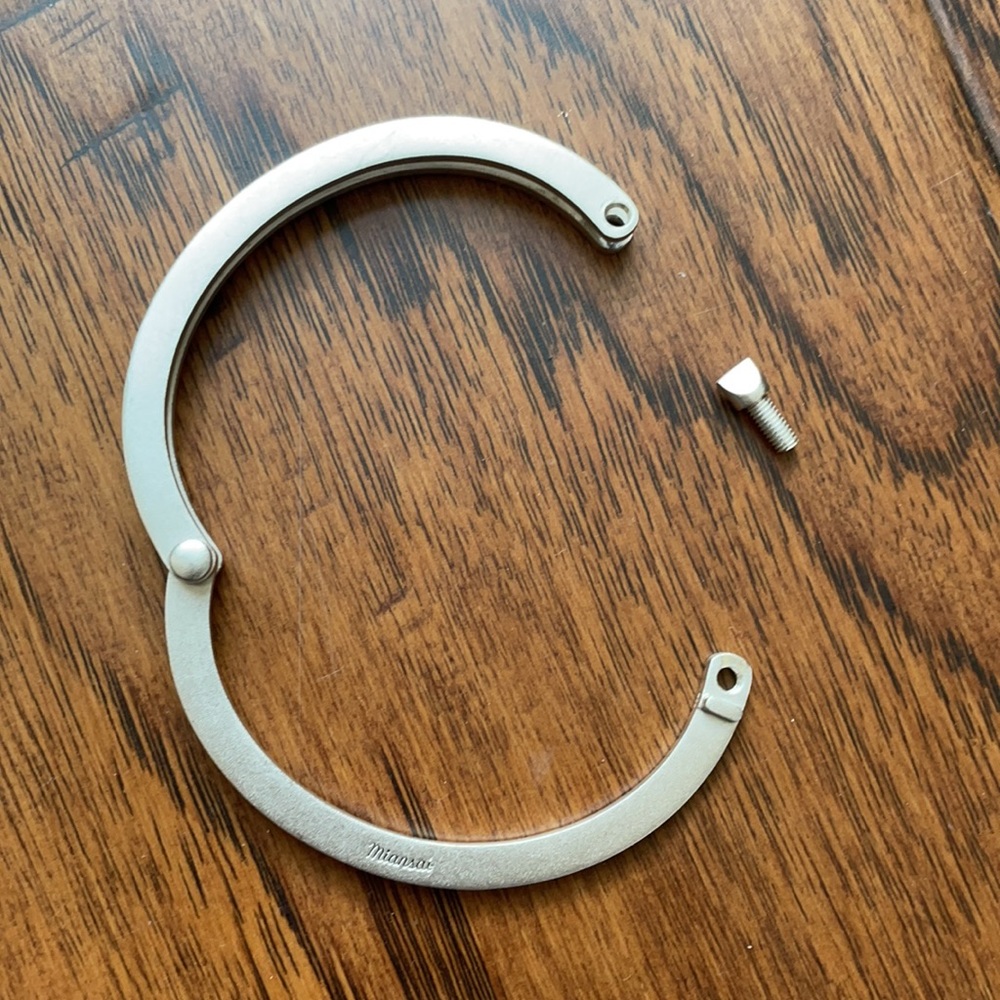Sterling Silver Miansi Handcuff Bangle